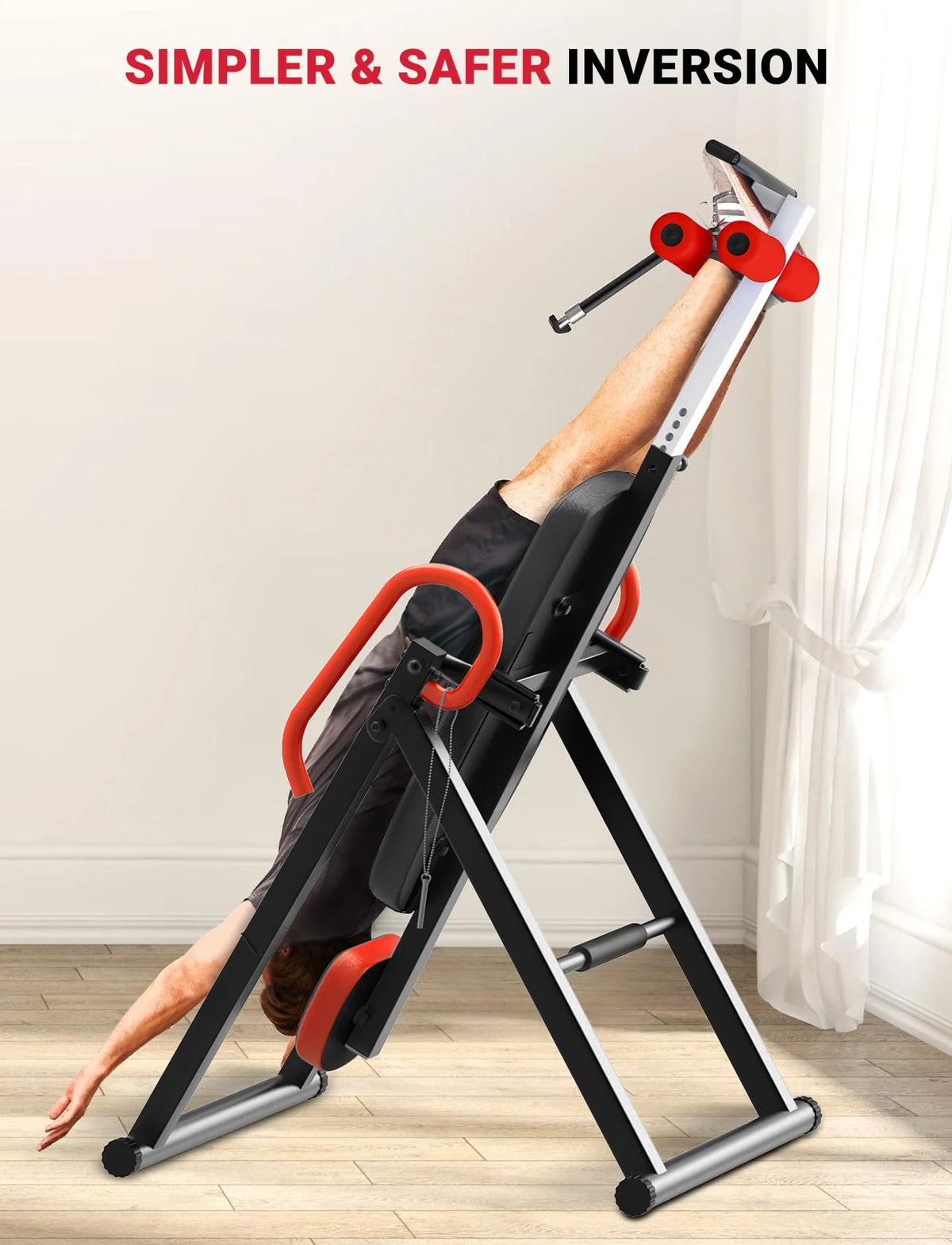YOLEO Adjustable Inversion Table - 300-Pound Capacity