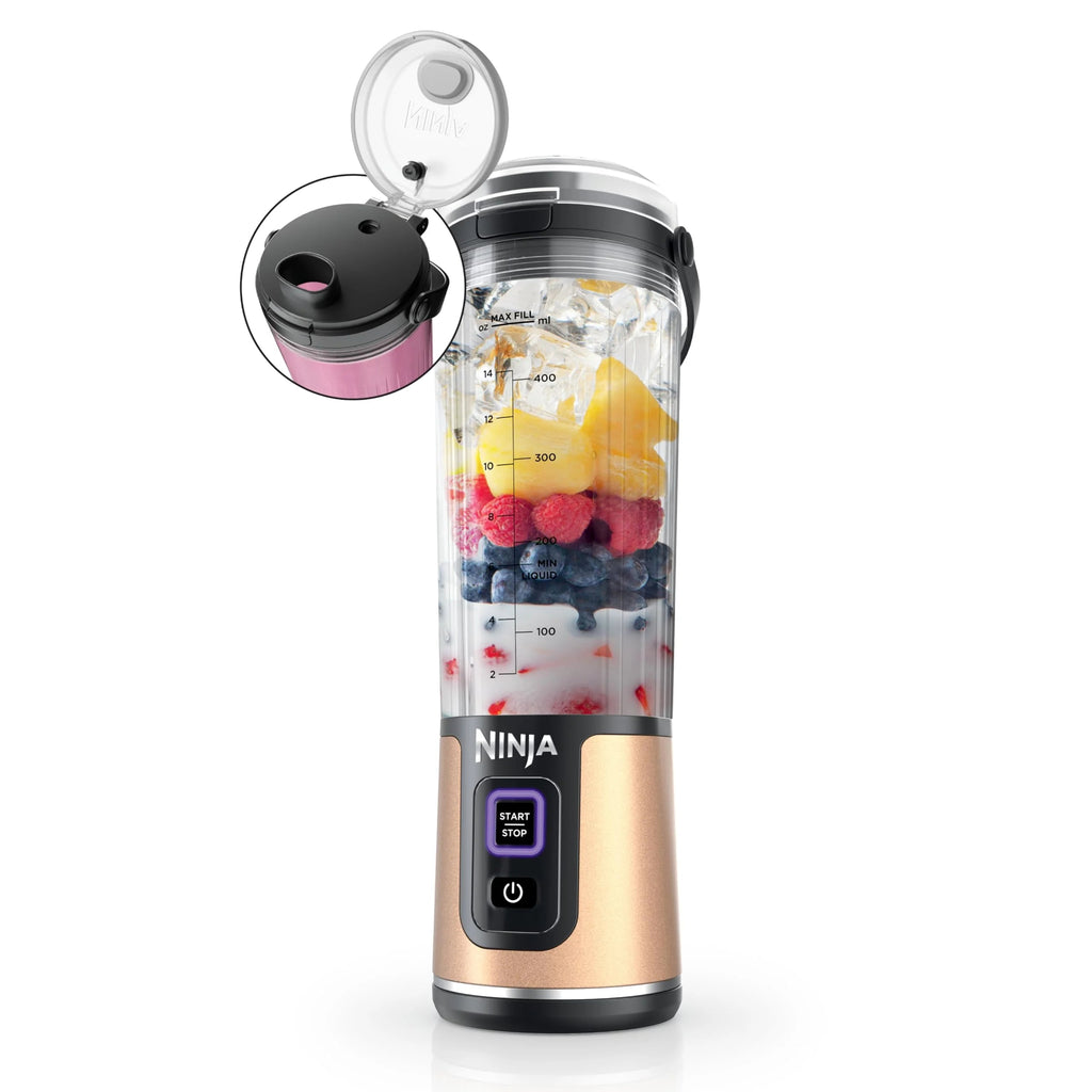 Ninja Blast Portable Personal Blender, Cordless, 18 oz, Metallic Purple - BC151PL