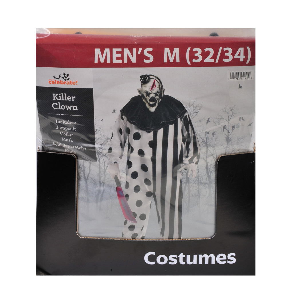 Killer Clown, Halloween Costume for Adults, by Way to Celebrate