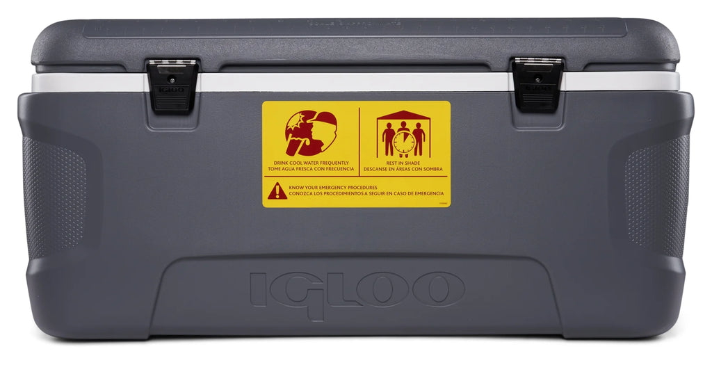 Igloo Workman Series Chest Cooler, 120 qt, Gray