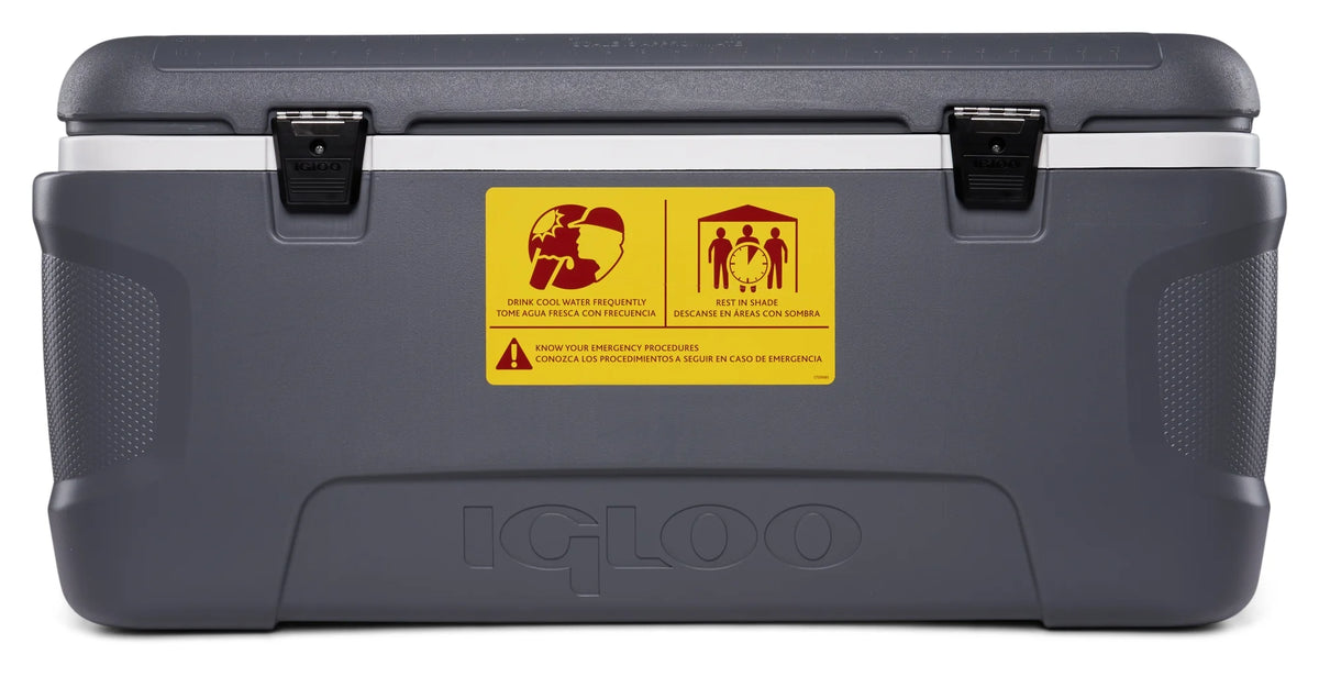 Igloo Workman Series Chest Cooler, 120 qt, Gray