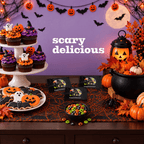 M&M'S Halloween Milk Chocolate Trick-or-Treat Candy, Party Favor Packs, Set of 30