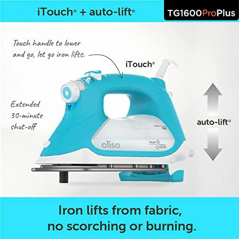 Oliso Pro Plus Ceramic-Coated Steam Iron