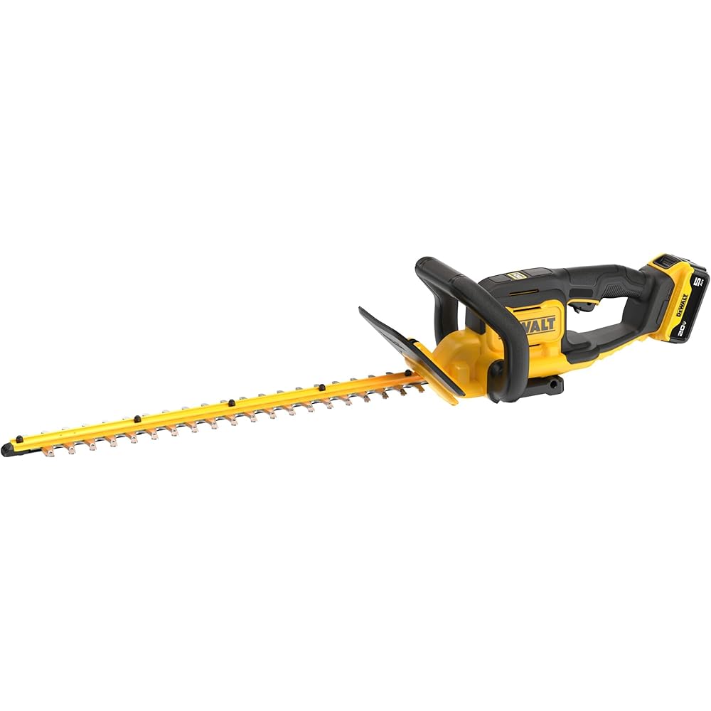 DEWALT 20V MAX 22 in Cordless Hedge Trimmer Kit With Battery And Charger - DCHT821P1