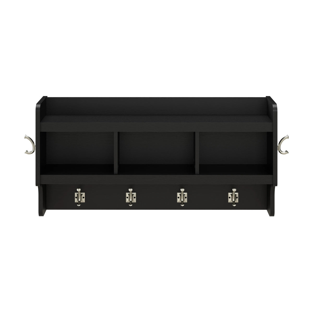 40 Inch Wall Mounted Coat Rack With Shelf and Cubbies