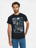 Ghost Face B-Ball Men's & Big Men's Graphic Tee Shirt, Sizes S-3XL
