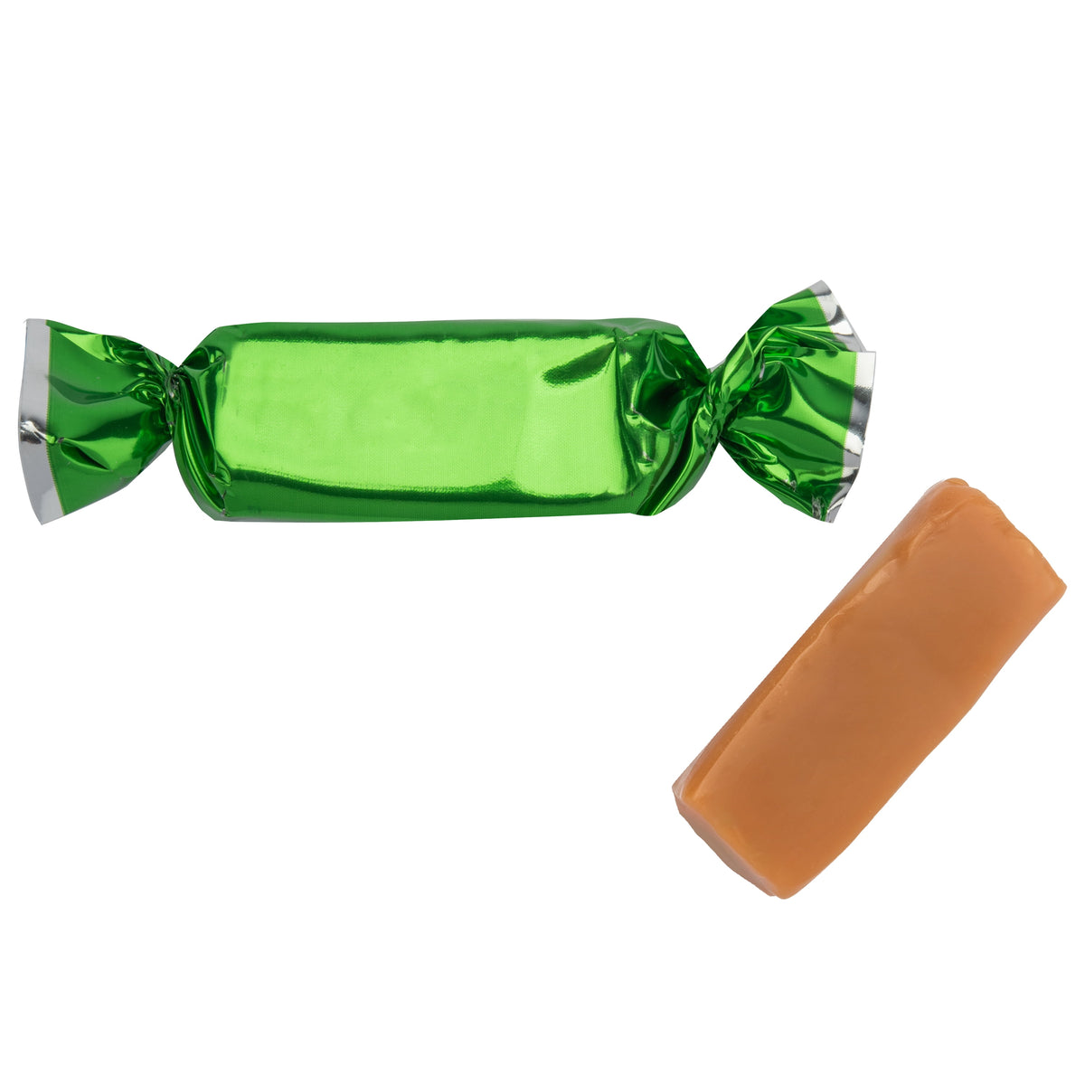 Candy Envy Green Individually Wrapped Caramels - 2 Pound Bag