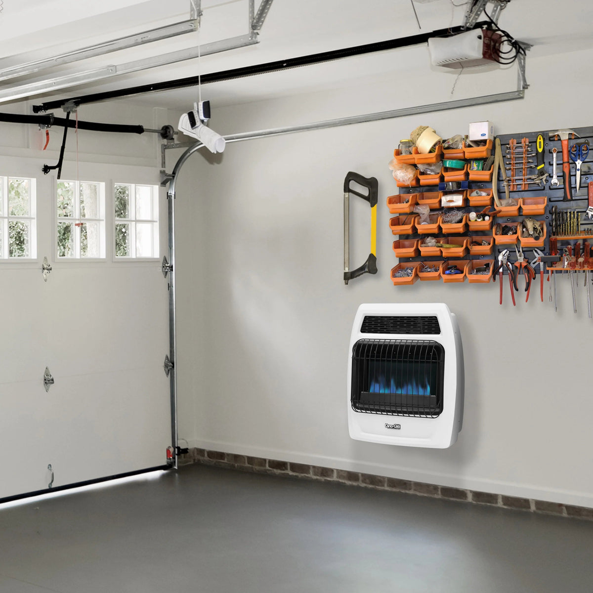 Dyna-Glo Liquid Propane Blue Flame Vent-Free Thermostatic Wall Heater, 20,000 BTU - BFSS20LPT-4P