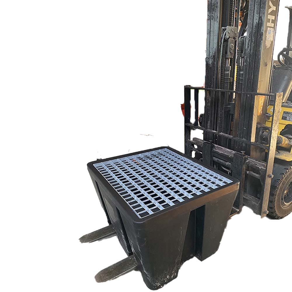 PLAST UP ROTOMOULAGE Spill Containment Pallet 1100 L Black - 52060E