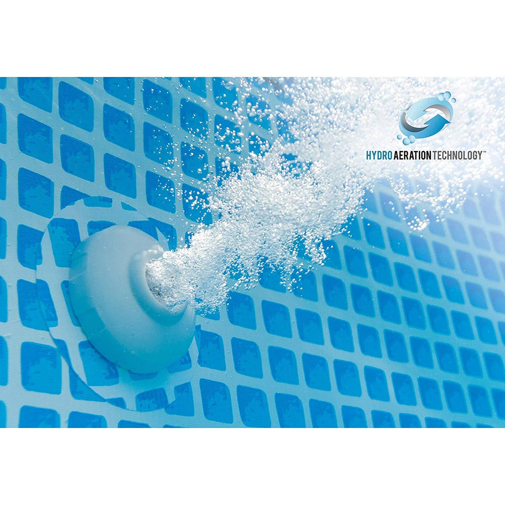 Intex Prism Frame Above Ground Swimming Pool 14ft x 42in With Pump - 26719EH