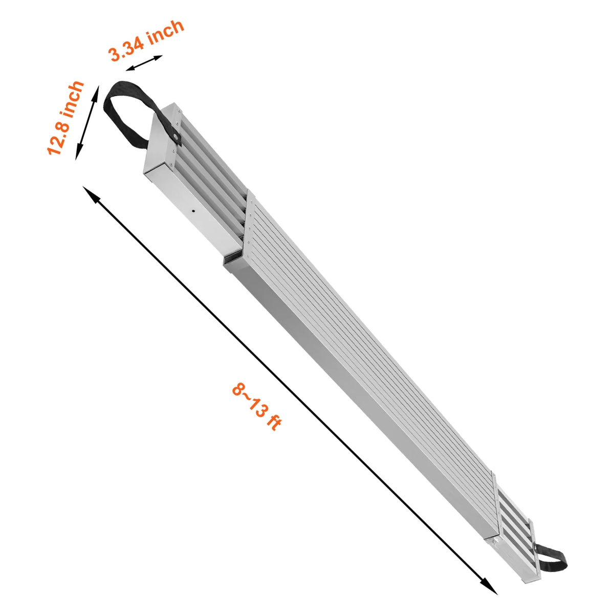 VEVOR Telescoping Aluminum Work Plank, 8-13 ft, 500 lbs, 12.5 in Width - WBS-018