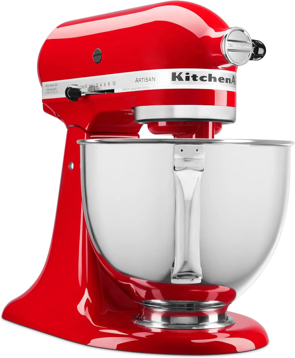 5-Quart Tilt-Head Stand Mixer With Stainless Steel Bowl, 10 Speeds