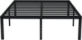 EMODA Queen 18 Inch Heavy Duty Metal Platform Bed Frame - No Box Spring Needed