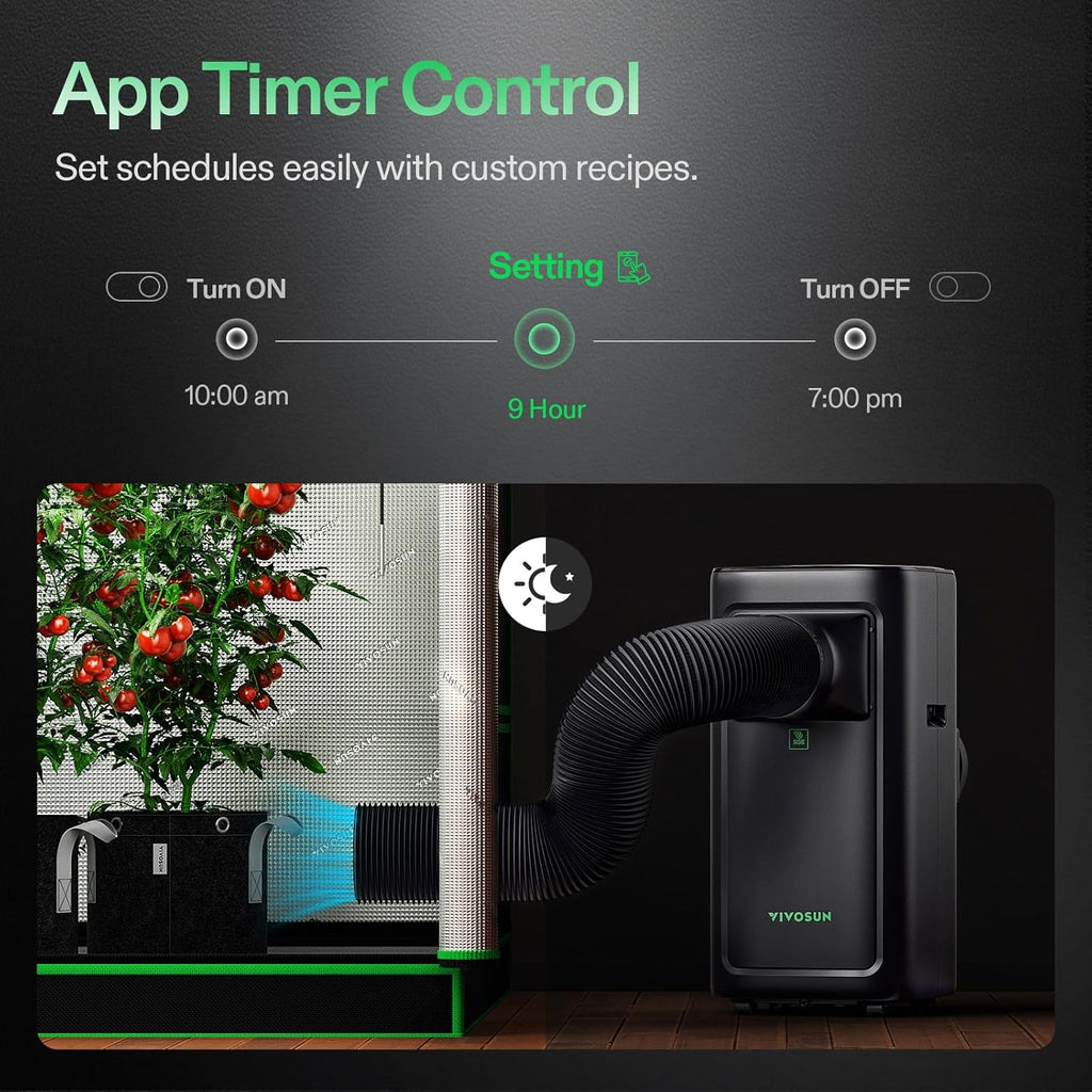 VIVOSUN Smart Air Conditioner 8000 BTU 4-in-1 - C08