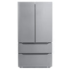 Cosmo 4-Piece Kitchen Appliance Package With 30 in Electric Range, 30 in Wall Mount Hood, 24 in Dishwasher And French Door Refrigerator