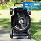HART 40-Volt 20-Inch Cordless Brushless Push Mower Kit