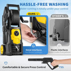 VEVOR Electric Pressure Washer 2000 PSI 1.76 GPM With 30 Ft Hose Reel - VV-GYQXJ-1.76D