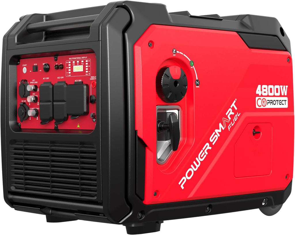 PowerSmart Portable Inverter Generator 5000 Starting Watt, 4000 Running Watt, 30 Amp - HB5046C