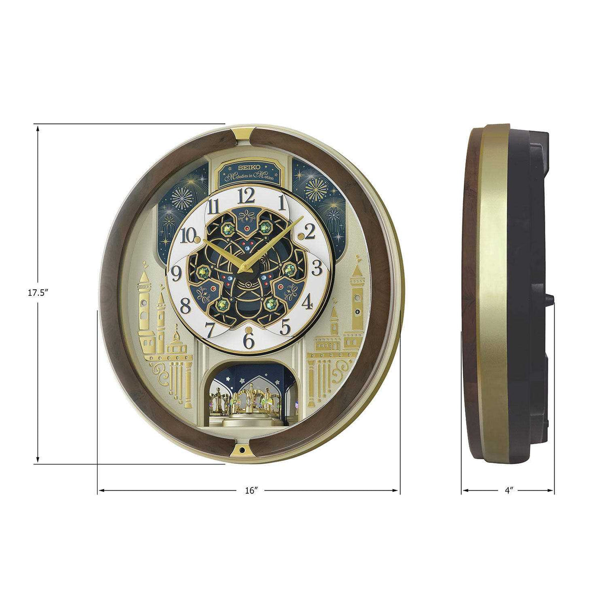 Seiko Limited Edition 2023 Melodies In Motion Musical Wall Clock