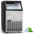 Commercial Built-In Ice Maker - Stainless Steel, 33 LBS Storage Capacity