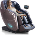 RELX Full Body Massage Chair, 20 Modes, 53-inch SL-Track, Brown