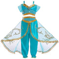 HAWEE Princess Costume for Girls Sequin Dress Up for Halloween Cosplay
