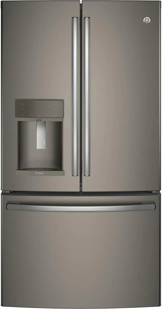 GE French Door Refrigerator 36 in 27.8 cu. ft. Slate - PFE28KMKES