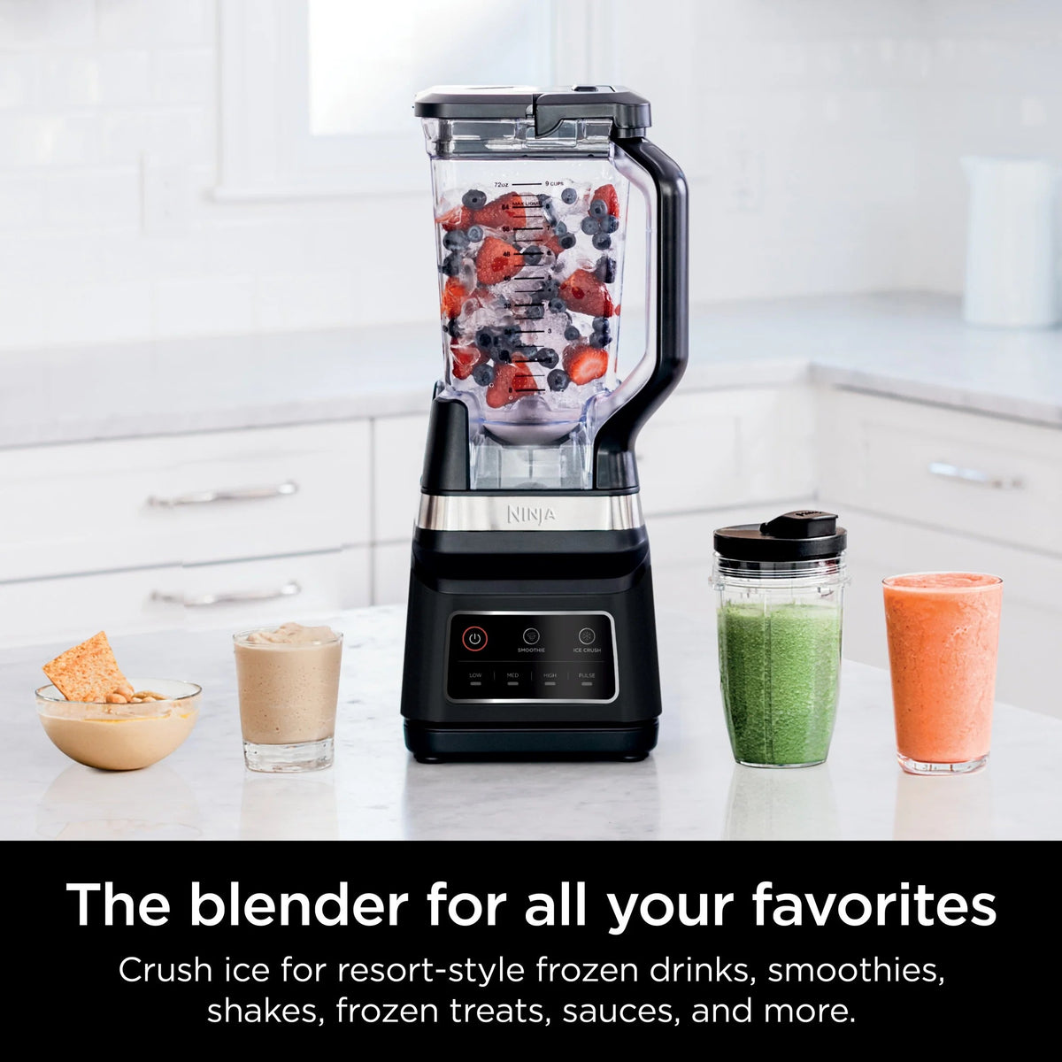 Ninja Professional Plus Blender, 1200 W, 72 oz Total Crushing Pitcher, Black - BN700