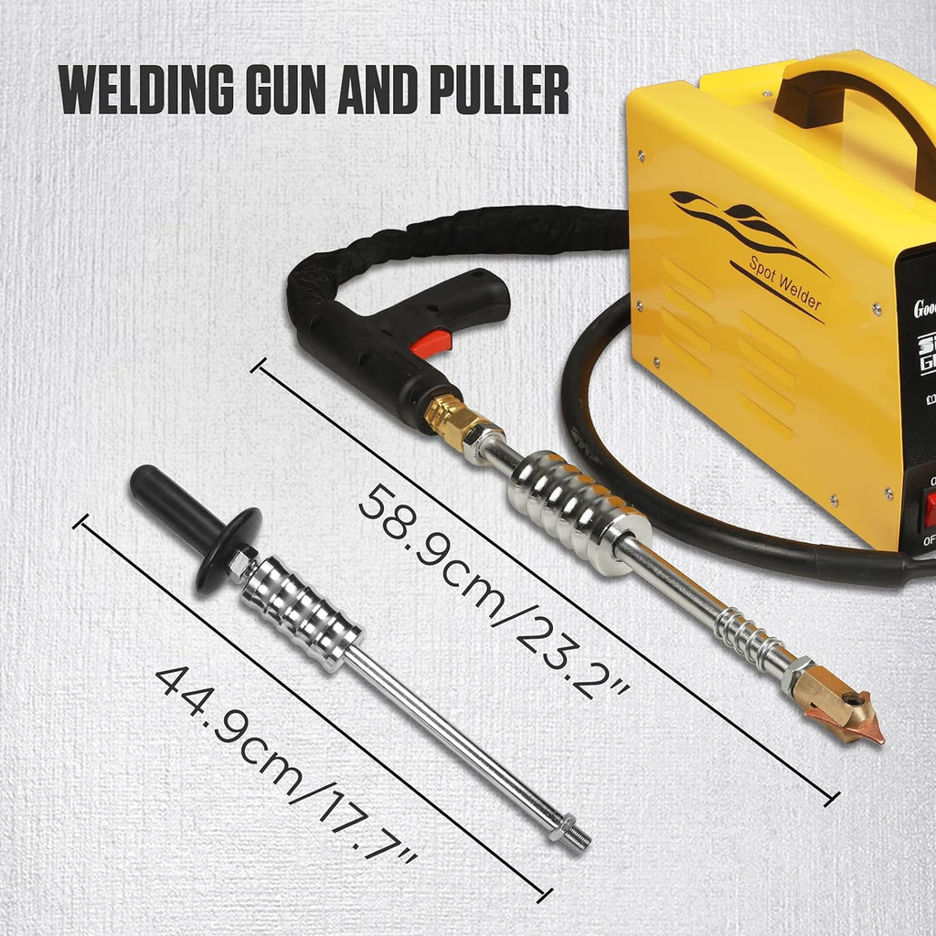 PLAYOCCAR Vehicle Panel Spot Dent Puller Welder 110V, 3500A, 3KW - PLAYOCCAR