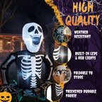 Ktaxon 6' Halloween Inflatables Skeleton Outdoor Halloween Decoration Emerging Large Skeleton