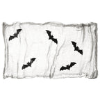 Creepy Gauze Fabric with Bats, Gray, 29.5" x 118", Halloween by Way To Celebrate