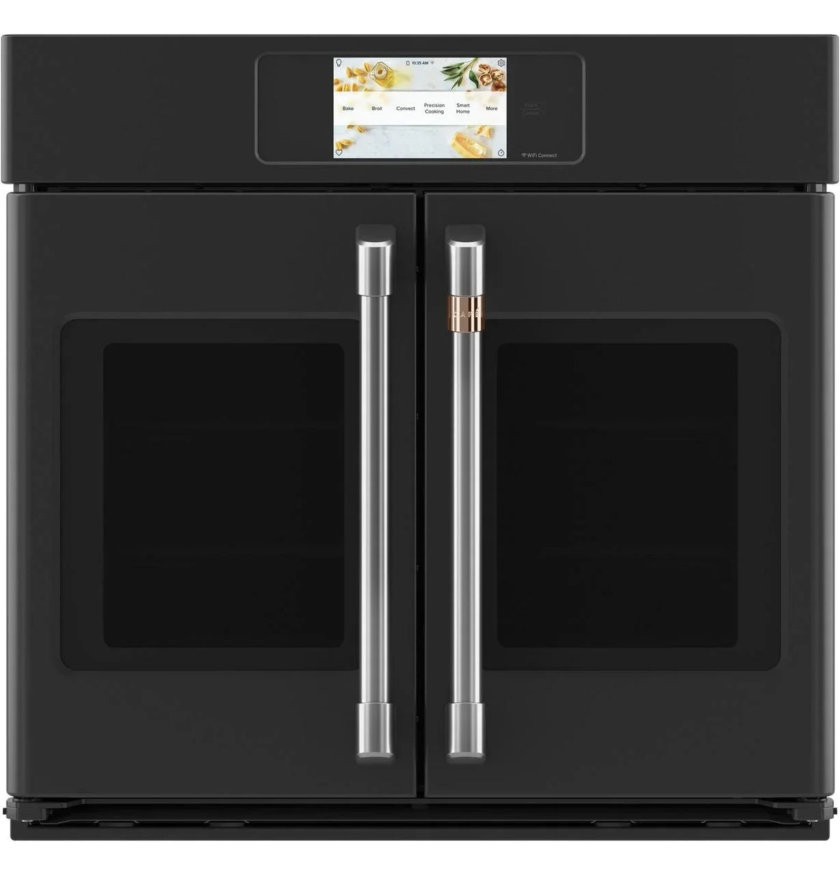 Cafe 30 Inch Matte Black Single Convection Smart Electric Wall Oven - CTS90FP3ND1