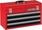 CRAFTSMAN 20-in Wide 3-Drawer Metal Tool Box With Ball-Bearing Drawers - CMST98245RB