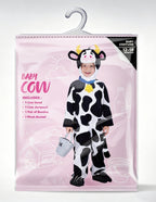 Joyfy Baby Cow Costume with Milking Bucket for Toddler, Kids Halloween Farm Party Dress up Role Playing Cosplay 0-5 Years