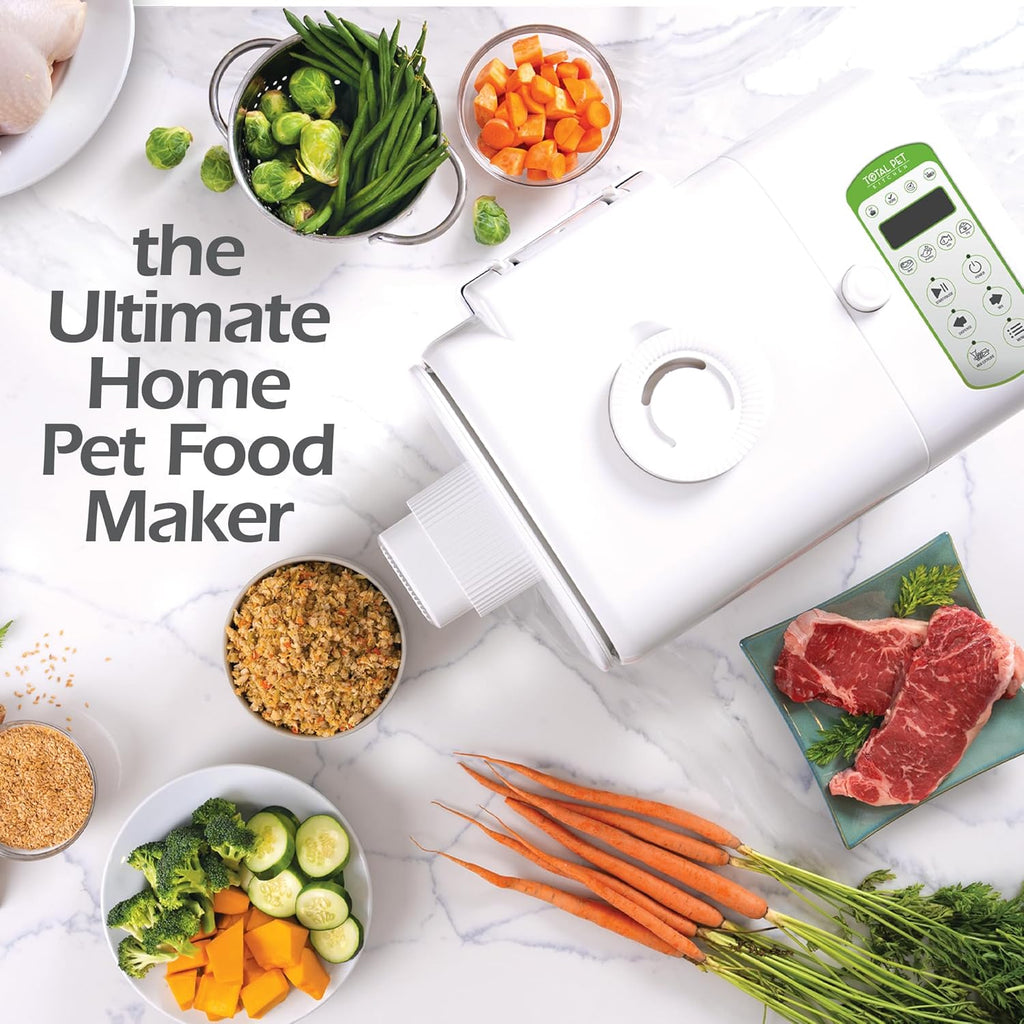 Total Pet Kitchen Pet Food Maker Multicooker, 4.5 Quart, 1000-Watt - Mix & Dispense