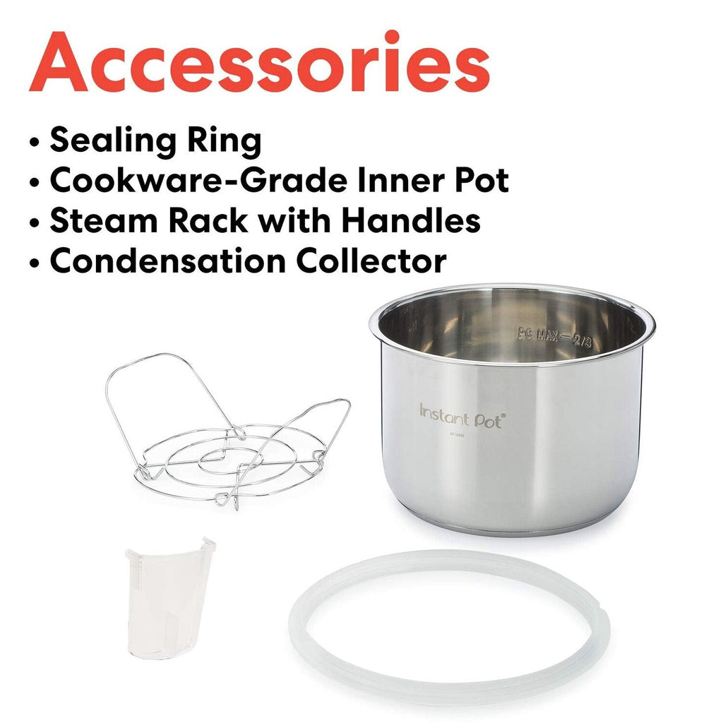 Instant Pot Ultra Mini 3 Quart Programmable Cooker, Stainless Steel, Silver - 16 In 1