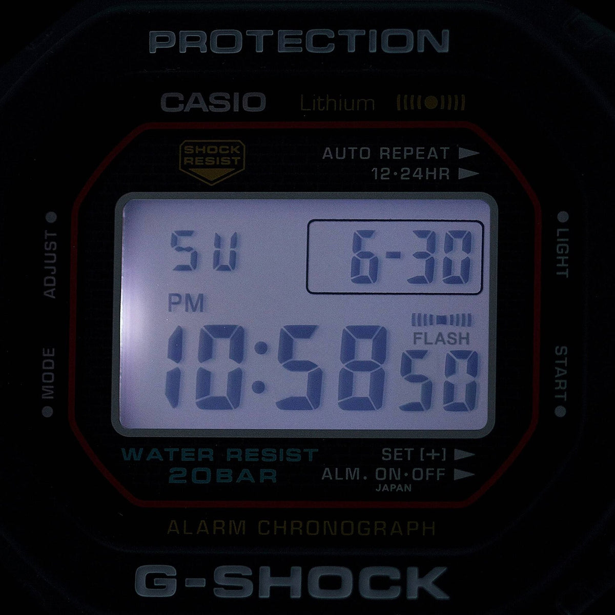 Casio G Shock Revival Digital Watch, 42.3mm, 13.1mm, 184 mm Strap, Stainless Steel