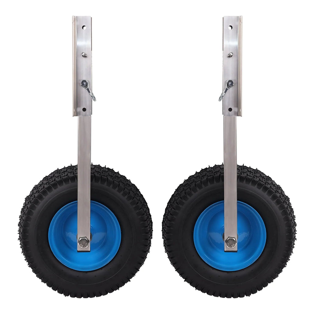 Boat Transom Launching Wheel Set, 12 Inch Wheels, 600 lbs