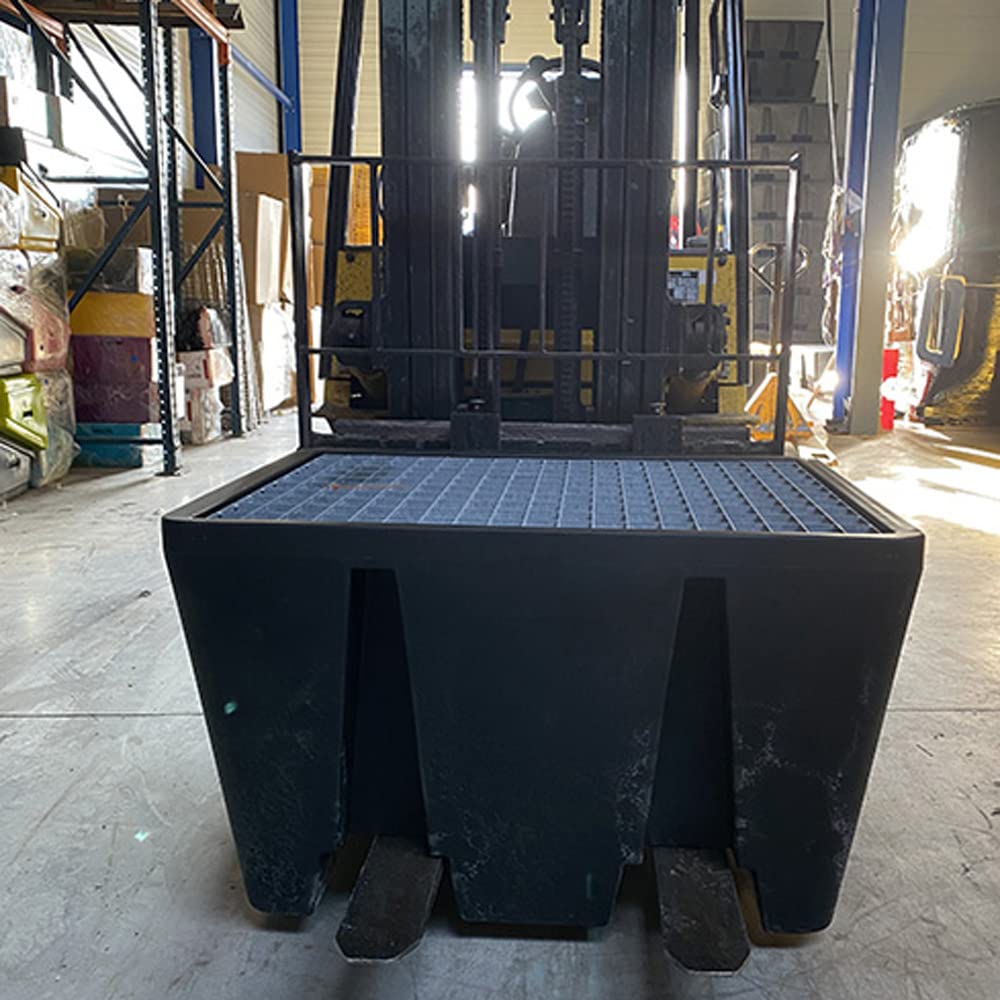 PLAST UP ROTOMOULAGE Spill Containment Pallet 1100 L Black - 52060E