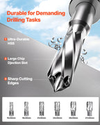 VEVOR Magnetic Drill Press 1450W, 2 in Boring Diameter, 2878 lbf, 6 Coring Bits - MDP-50