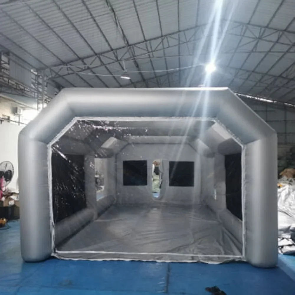 Inflatable Car Paint Spray Booth Work Tent With Filter System 26 x 15 x 10 Ft