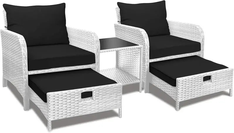 Leveleve 5-Piece Balcony Patio Conversation Set