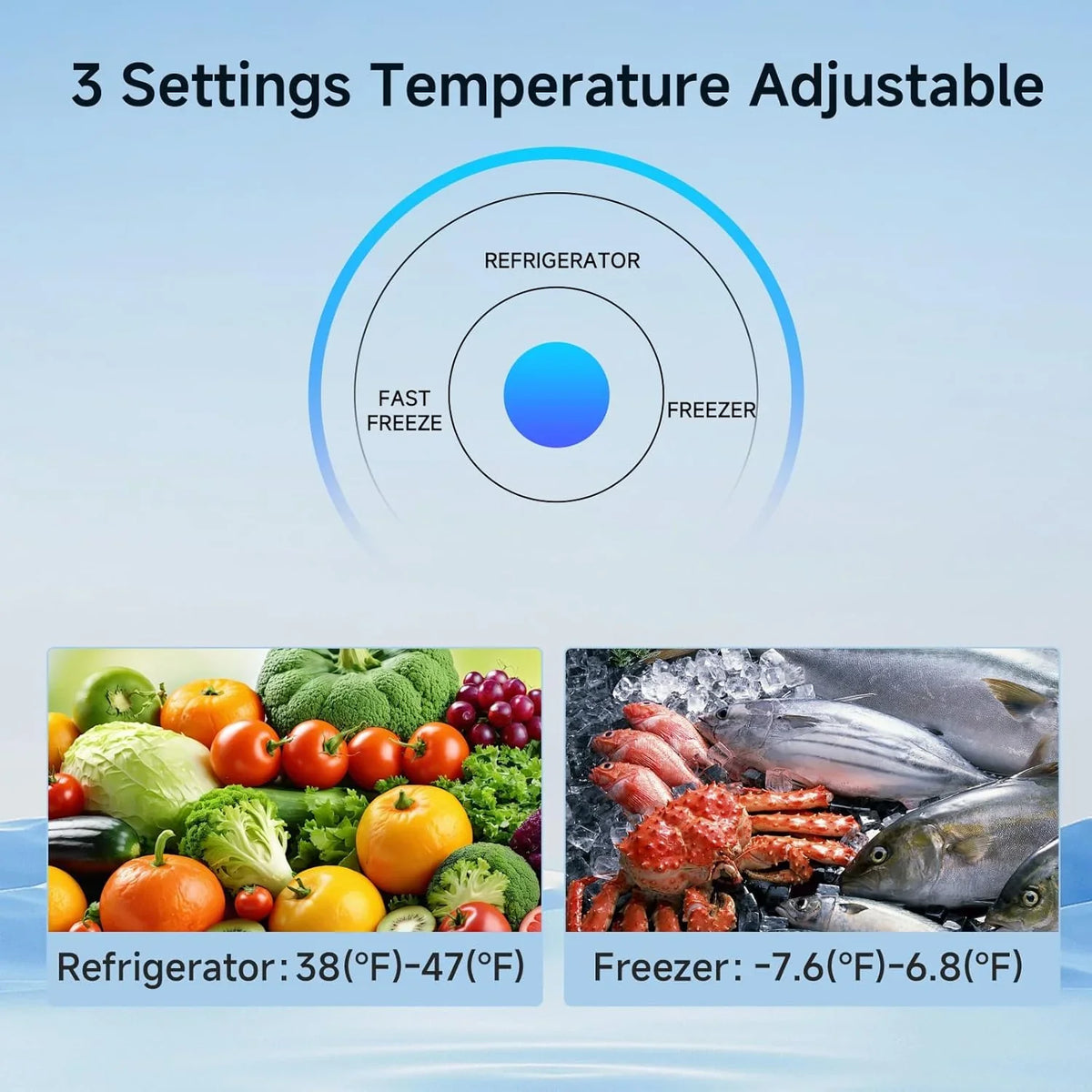 BANGSON Convertible Upright Freezer/Refrigerator, 7.0 Cu. Ft.