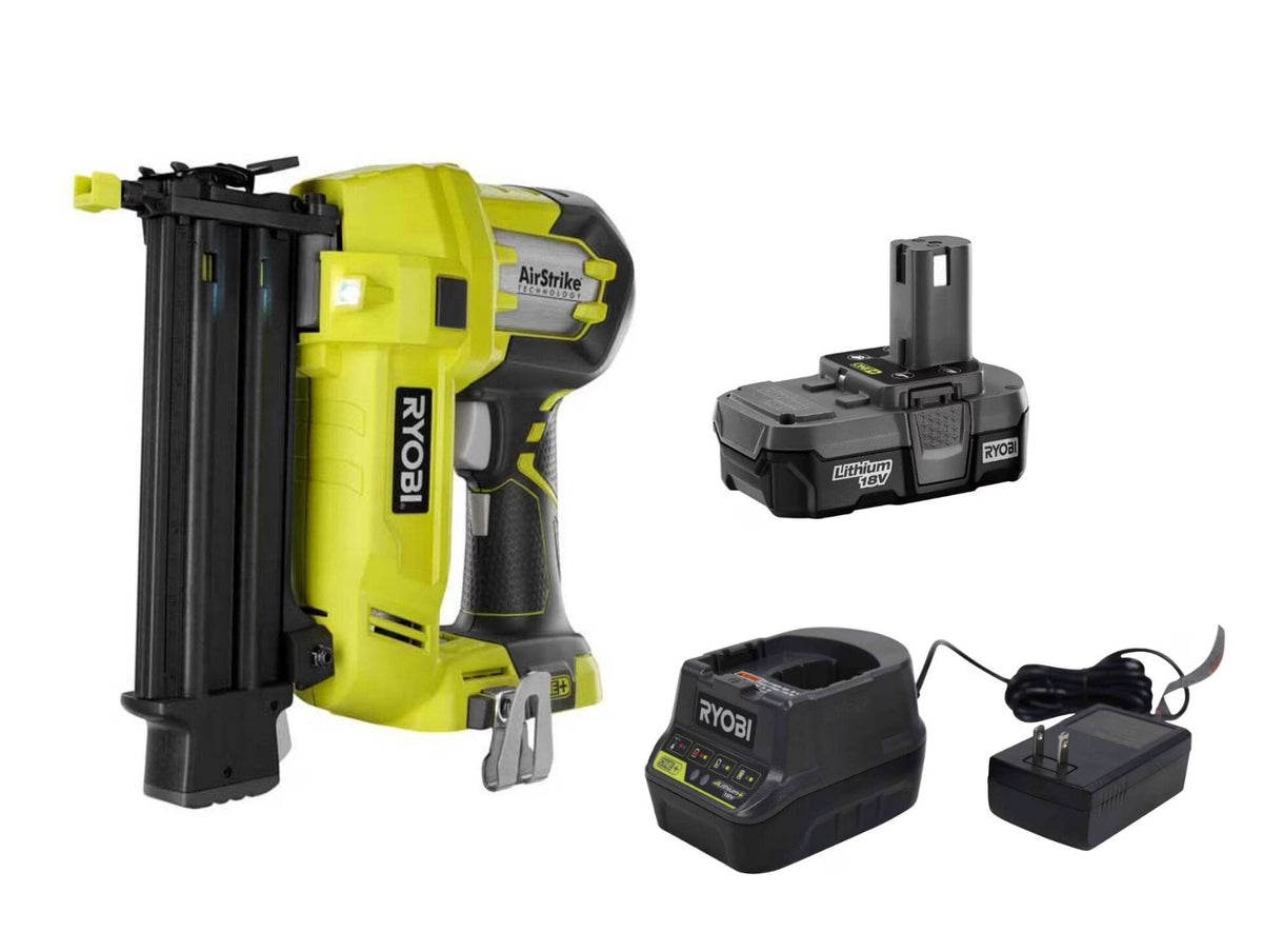 Ryobi 18V ONE+ 18 Gauge Cordless Brad Nailer Kit - P320
