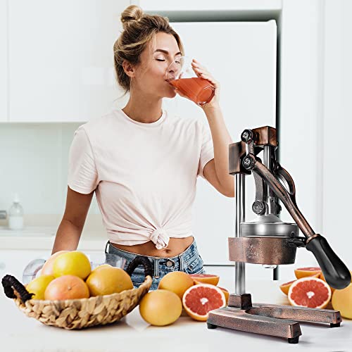 Zulay Kitchen Manual Citrus Juicer With 5-Inch Bowl