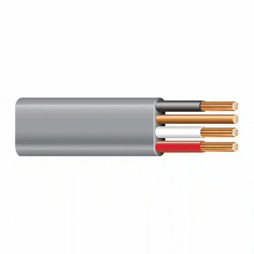 100' 8/3 UF-B Copper Underground Feeder Cable With Ground, Gray, 600V