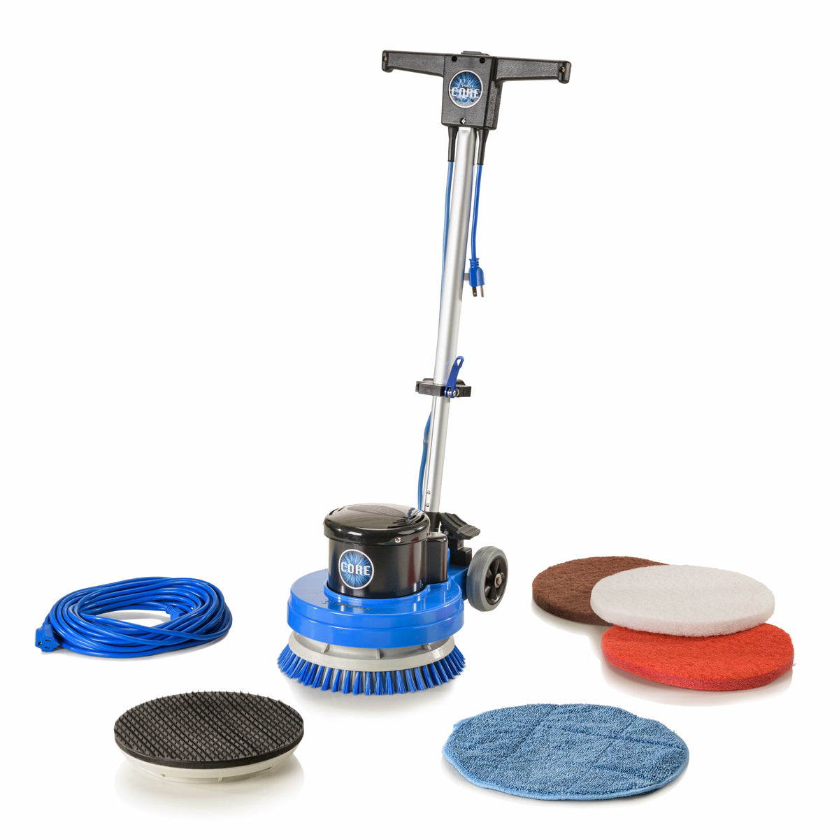 Prolux Core Heavy Duty Commercial 13in Floor Polisher Buffer Scrubber Machine With 5 Pads - Core