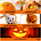 KatchOn, Professional Pumpkin Carving Kits - Pack of 31 | Halloween Pumpkin Carving Tools, Heavy Duty Stainless Steel