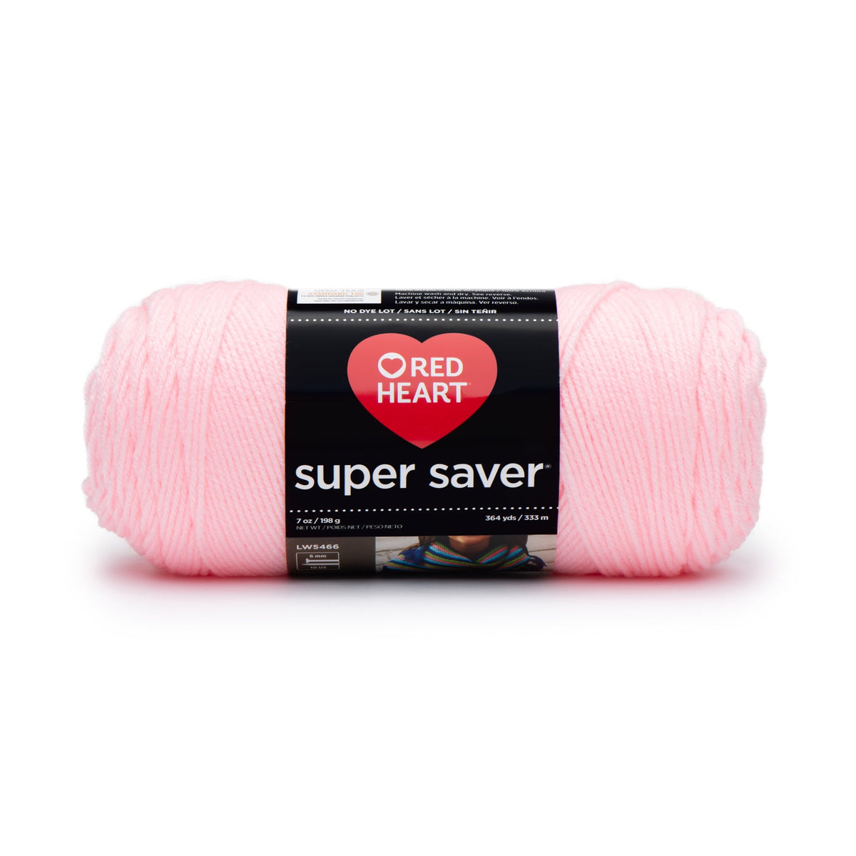 Red Heart Super Saver 4 Medium Acrylic Yarn Black 7oz 198g 364 Yards