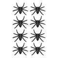 Glitter Spiders Decorations, Black, 8 Count, Halloween by Way To Celebrate
